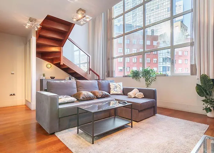 Lägenhet Vivienda Turistica Duplex Isozaki-guggenheim